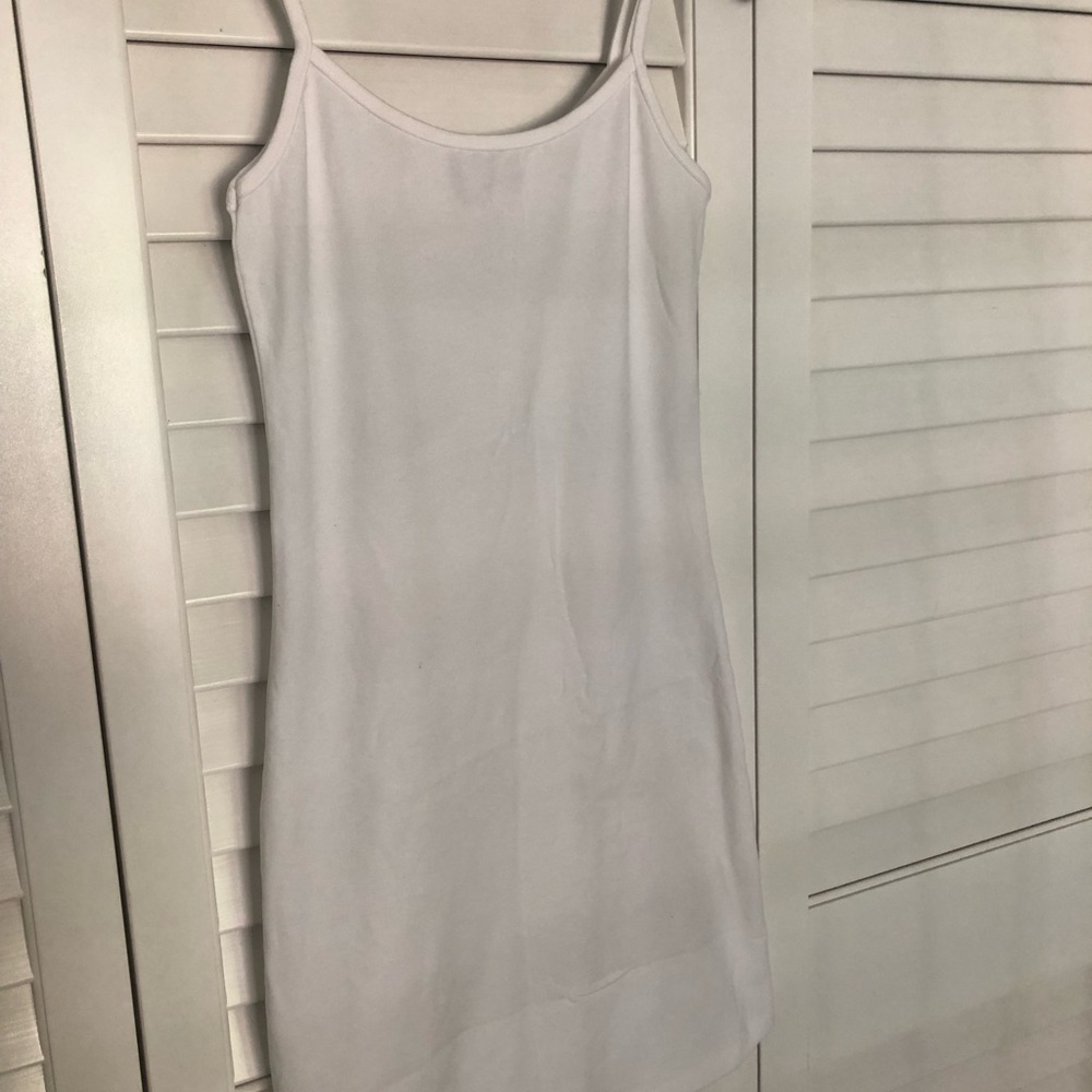 White Spaghetti Strap Dress